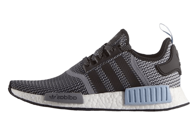 adidas NMD_R1 Black White Clear Blue