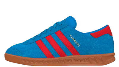blue and green hamburgs