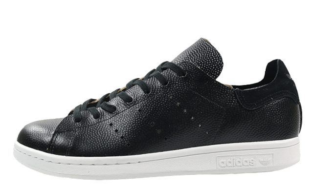 adidas stan smith black and white sole 