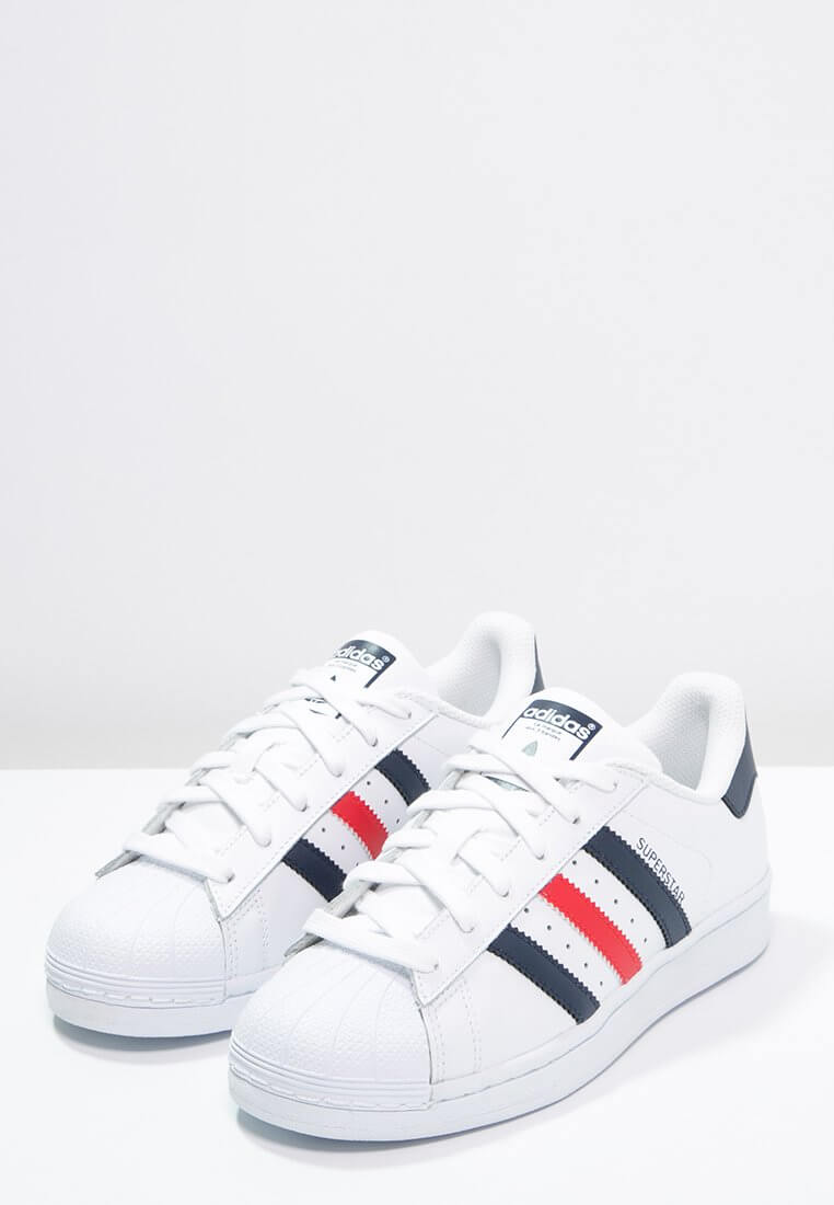 adidas superstar foundation red and white