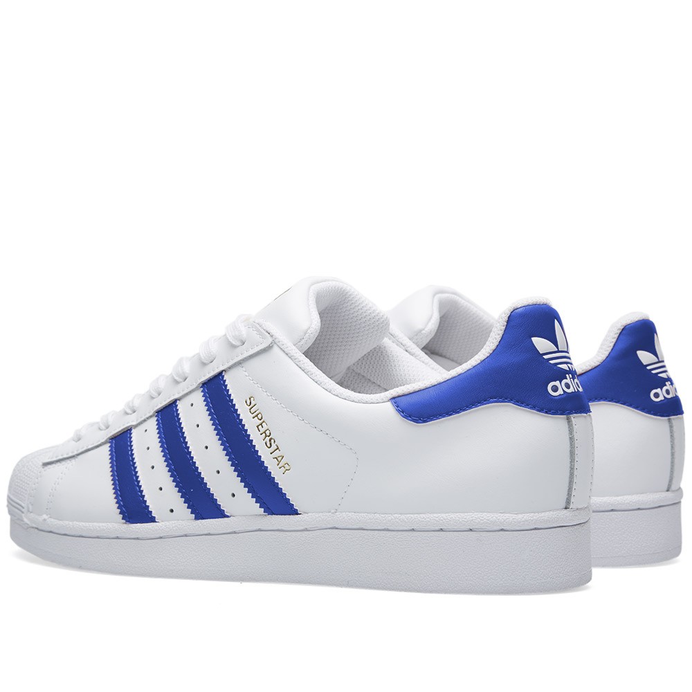 adidas Superstar Foundation White Blue - Where To Buy - B27141 | The ...