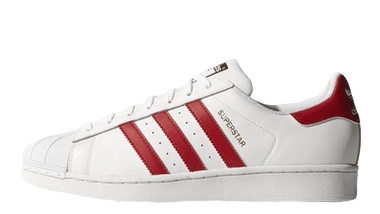 adidas Superstar Foundation White Scarlet adidas Superstar Foundation White Scarlet