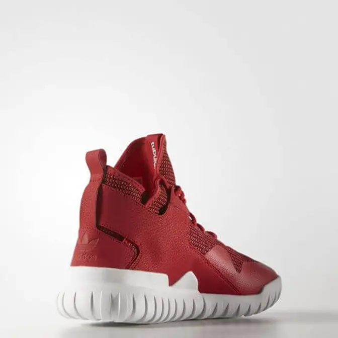 Adidas tubular x red hotsell and black