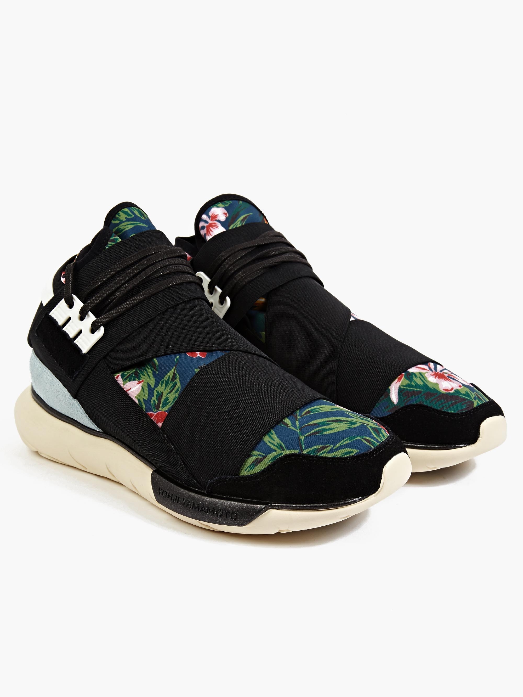 Shoe Floral Y3 Qasa High Adidas Y-3 Graphic QASA High Where