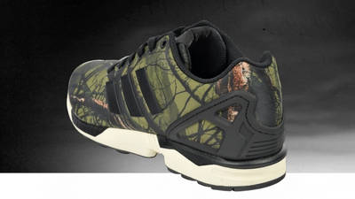 adidas men's zx flux deep forest sneakers