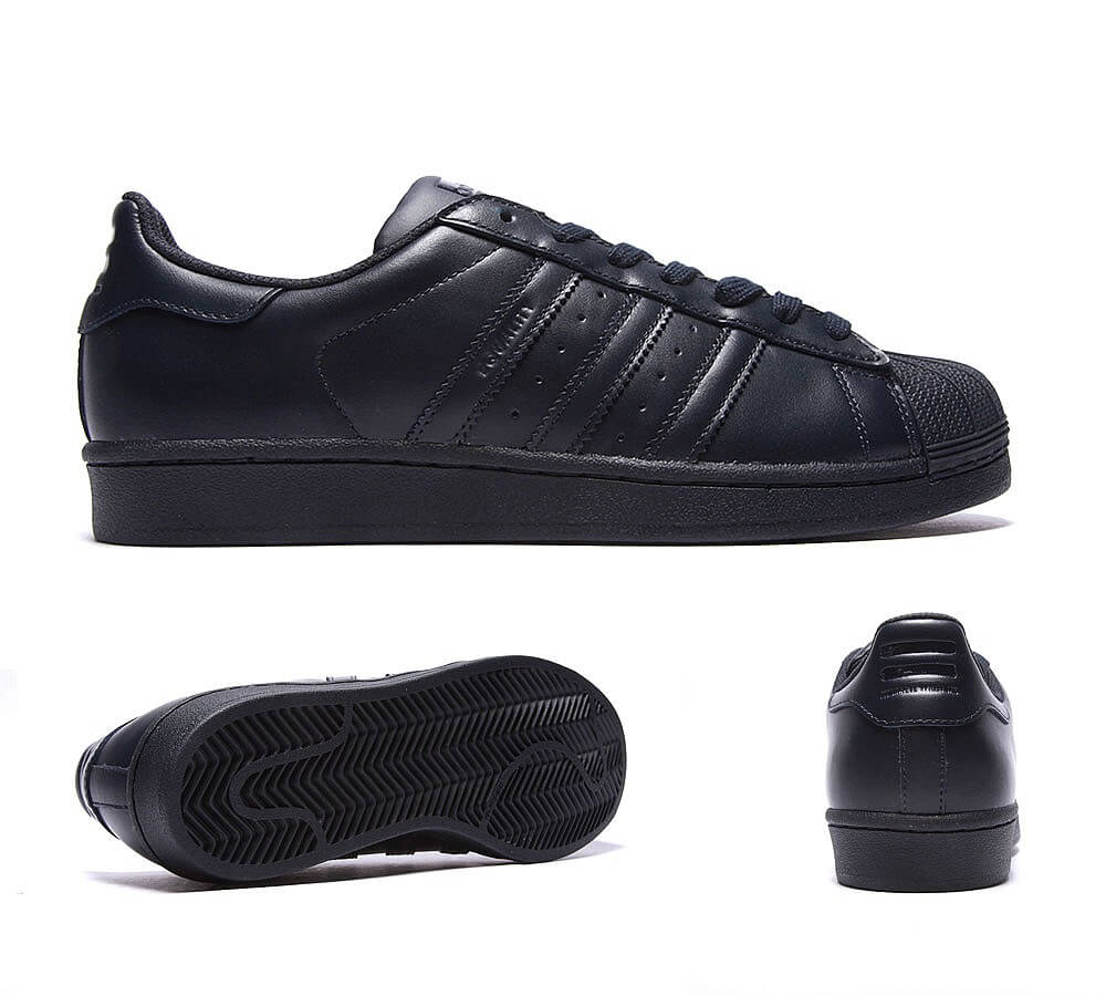 adidas x Pharrell Superstar Triple Black
