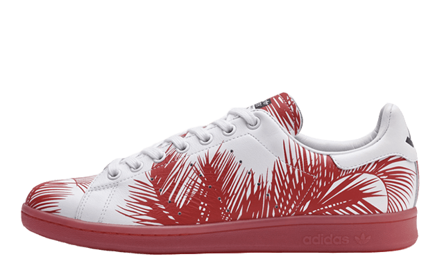 Adidas-x-Pharrell-x-BBC-Stan-Smith-Palm-Tree-Red