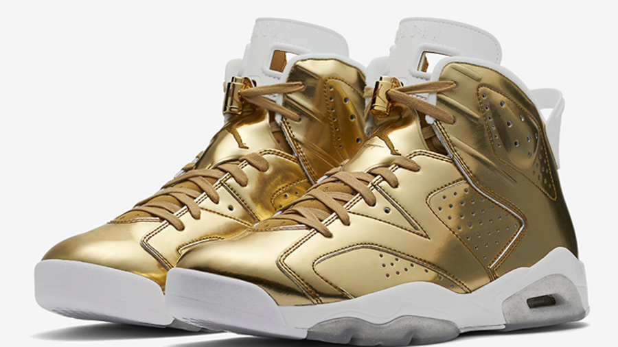 nike air jordan 6 pinnacle metallic gold