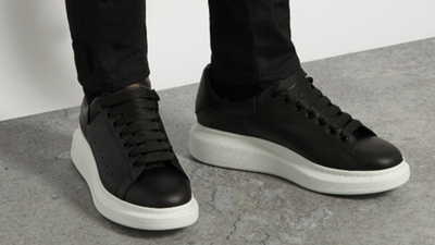 Alexander Mcqueen Raised Sole Low Black 