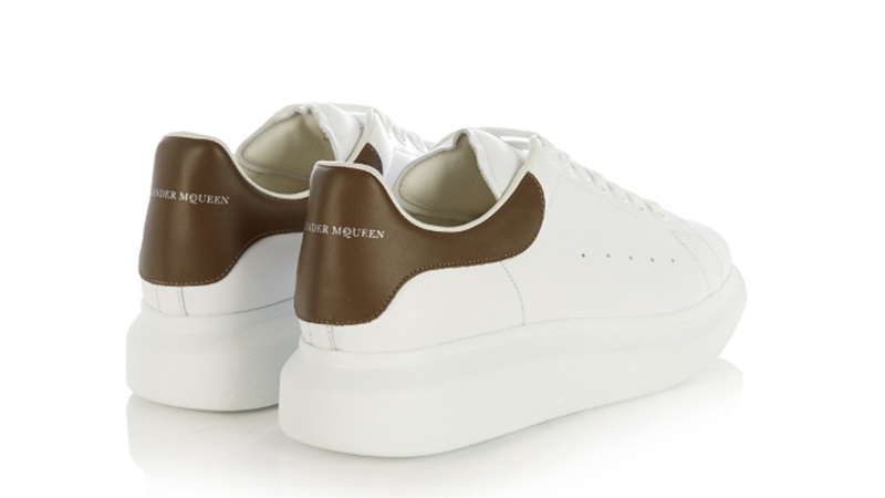 White and discount brown alexander mcqueen