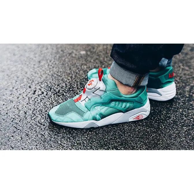 Puma trinomic shop disc femme bleu