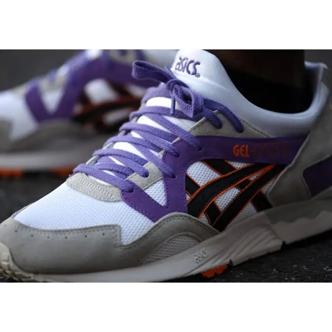 Asics gel lyte v white deals purple