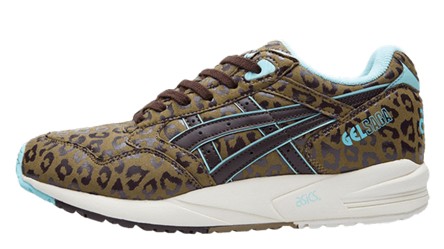cheetah print asics