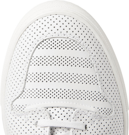 Balenciaga Perforated Leather Triple White