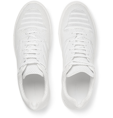 Balenciaga Perforated Leather Triple White