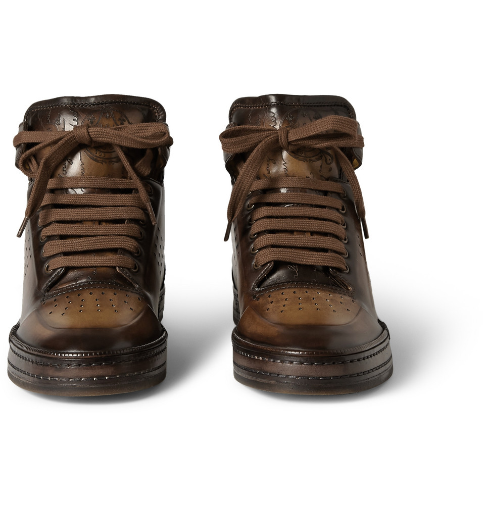 Berluti Playtime Leather High Top 