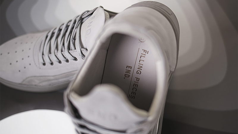 END x Filling Pieces Low Top Heat Map Grey