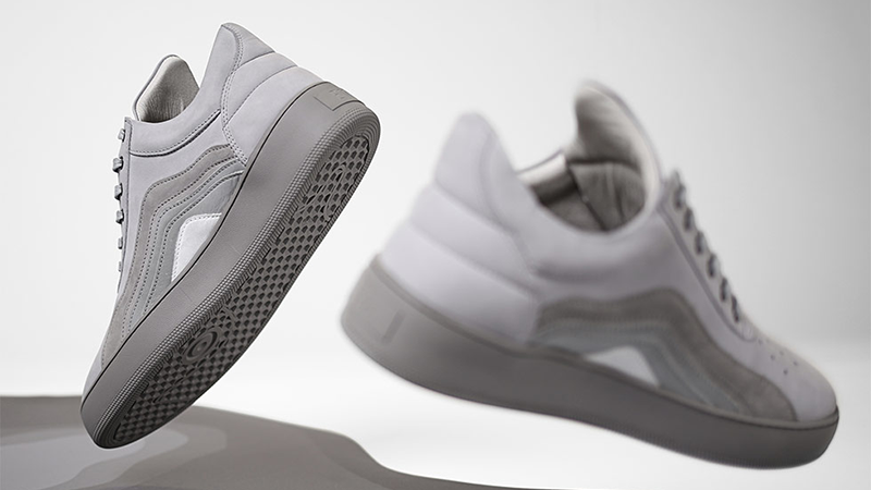 END x Filling Pieces Low Top Heat Map Grey