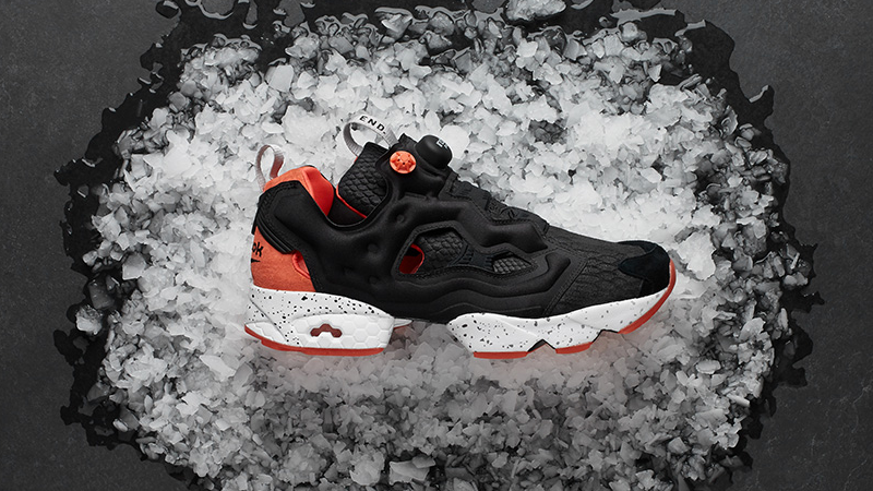 END x Reebok Instapump Fury Black Salmon