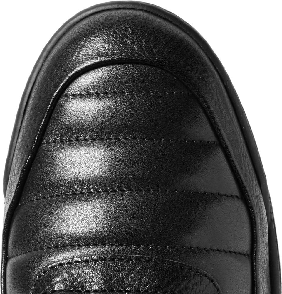 Filling Pieces Low Top Fuse Leather Sneakers Black
