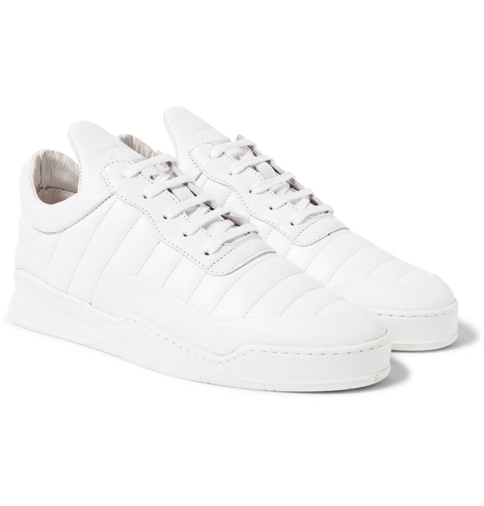 Filling Pieces Low Top Fuse Leather Sneakers White