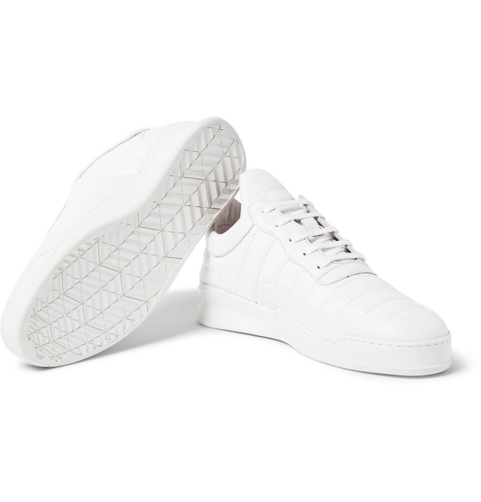 Filling Pieces Low Top Fuse Leather Sneakers White