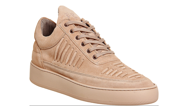Filling Pieces Low Top Suede Oatmeal