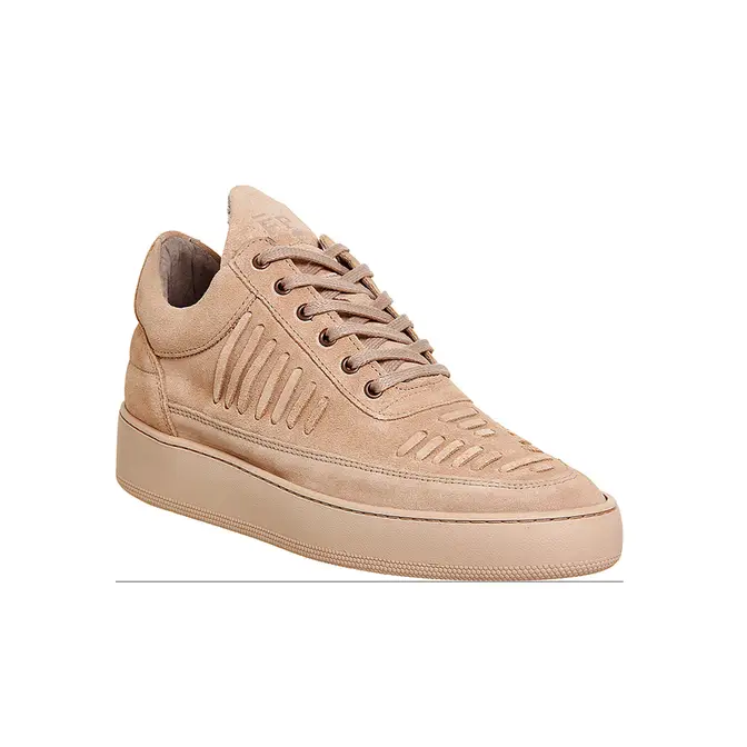 Filling Pieces Low Top Suede Oatmeal