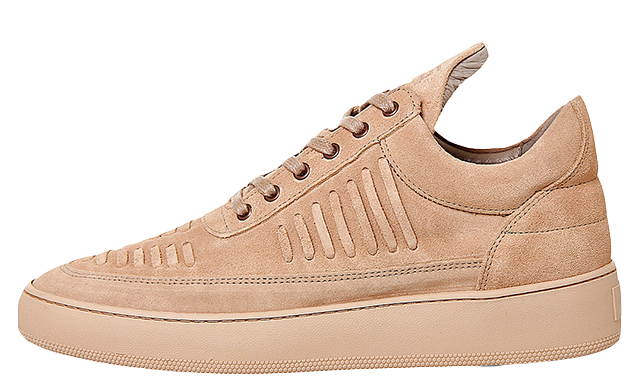 Filling Pieces Low Top Suede Oatmeal