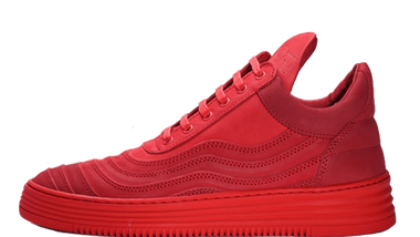 Filling Pieces Low Top Triple Red