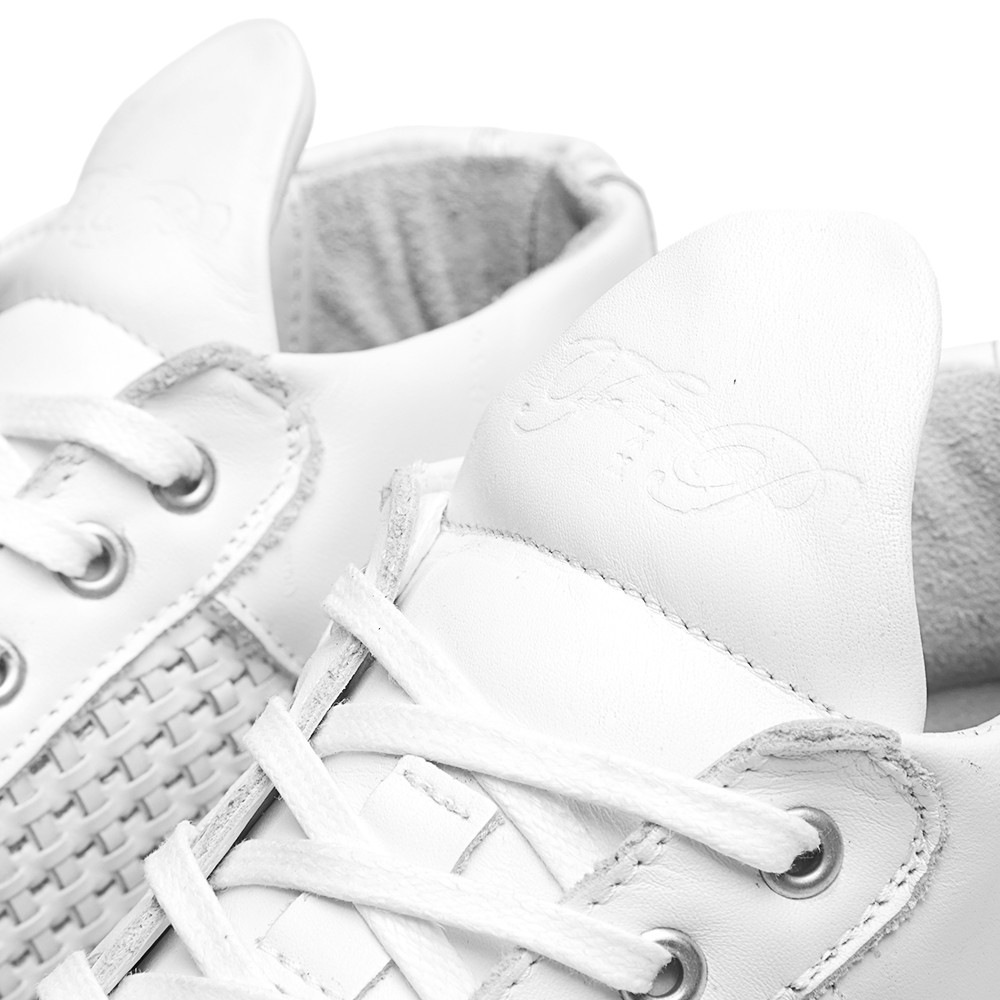 Filling Pieces Mid Sneaker White Woven