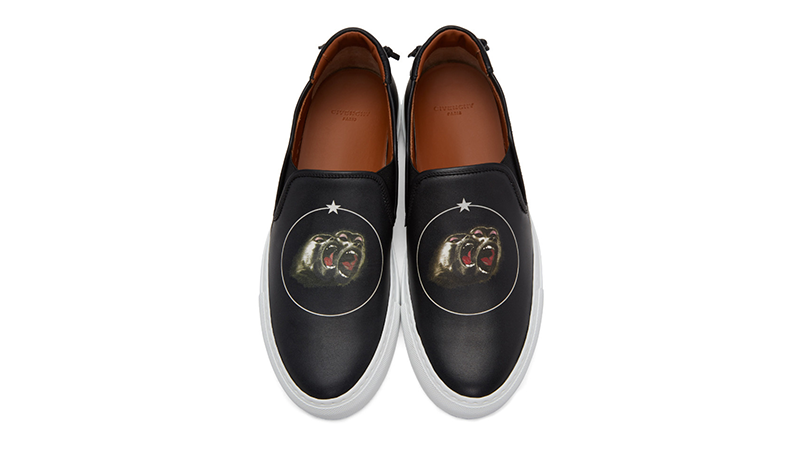 Givenchy Monkey Brothers Slip-On Black