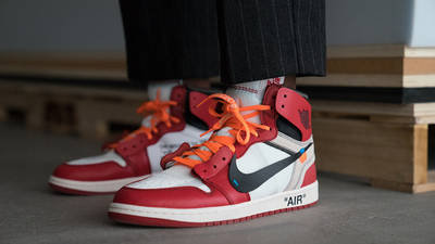 off white jordan orange laces