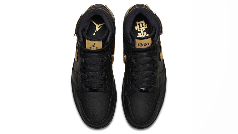 Jordan 1 BHM Black Gold
