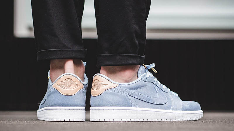 Jordan 1 Low Blue Vachetta Tan