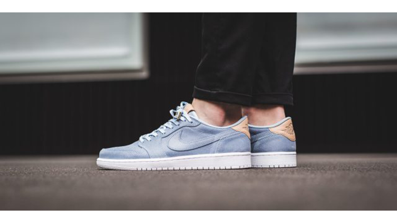 Jordan 1 Low Blue Vachetta Tan