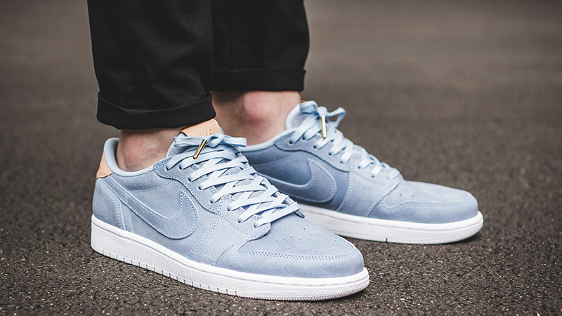 Jordan 1 Low Blue Vachetta Tan