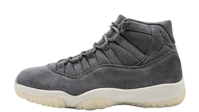 all grey suede 11s