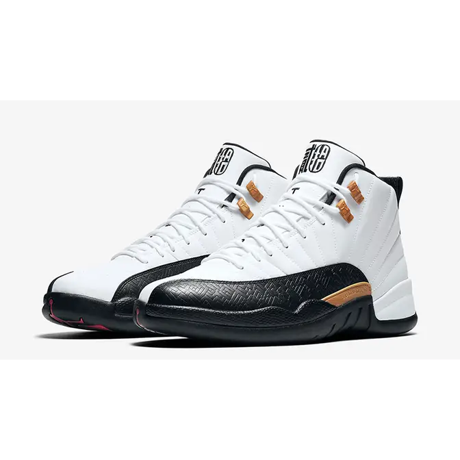 Jordan 12 Chinese New Year White Black | Where To Buy | 881427-122