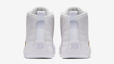 jordan 12 all white and gold