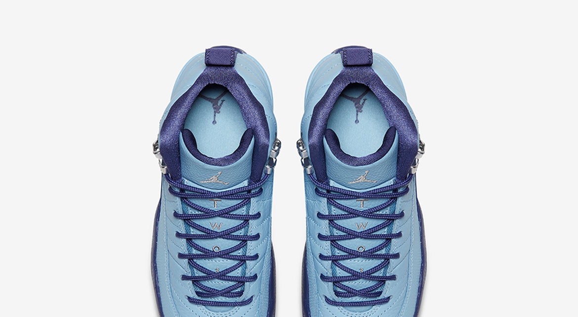 jordan 12 blue cap