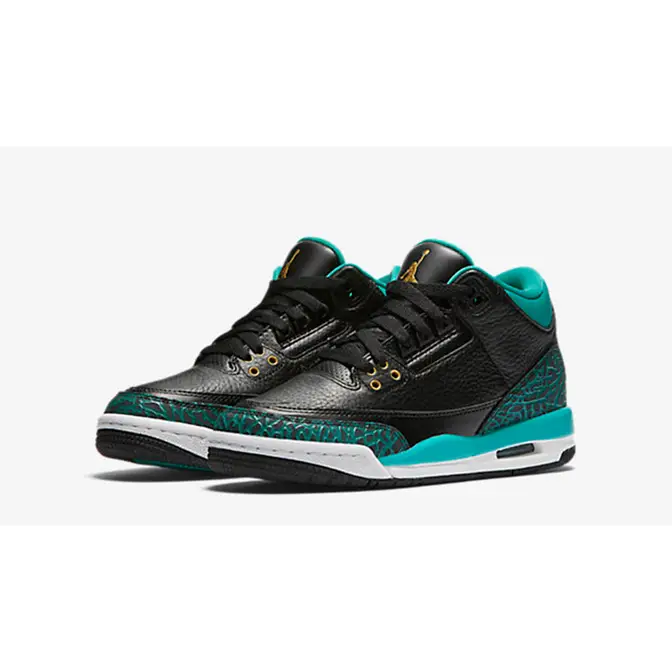 Jordan 3 GS Black Teal Gold | Where To Buy | 441140-018 | The Sole Supplier