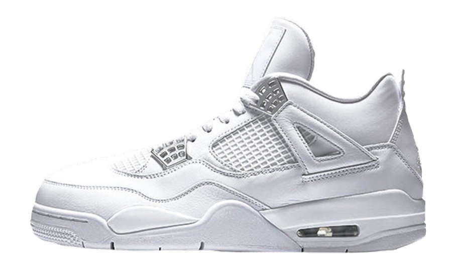 jordan 4 white pure money