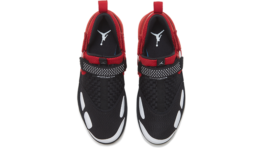 jordan trunner red and black