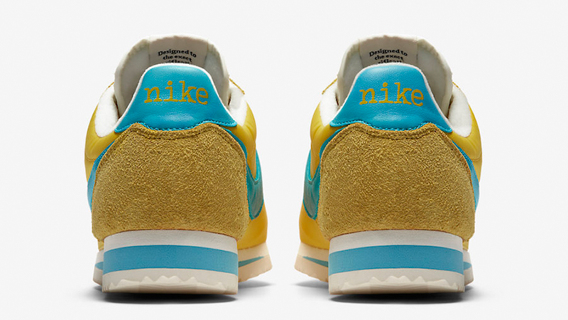 nike classic cortez yellow