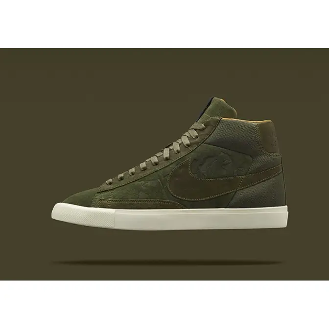 Mo Wax x Nike Blazer Hi SP Olive Where To Buy 718768 208 The