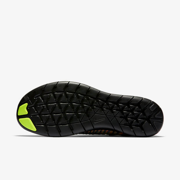 Nike Free RN Flyknit Black Hyper Punch