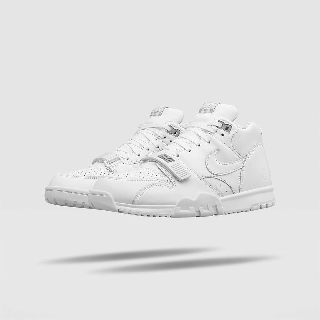 NikeLAB Air Trainer 1 x Fragment Triple White