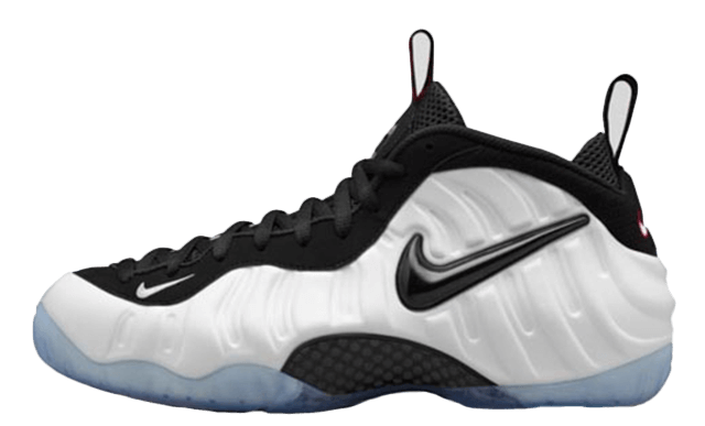 White and on sale black foamposites