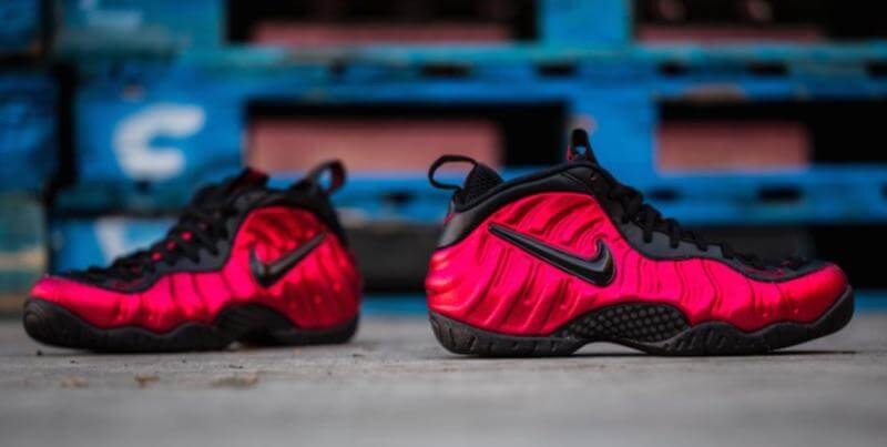 Nike Air Foamposite Pro University Red Black ... India Typing